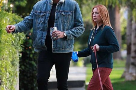 Brittany Snow and Tyler Stanaland Out in LA
