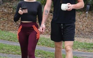 Camila Cabello Stroll with her BF Shawn Mendes in Miami