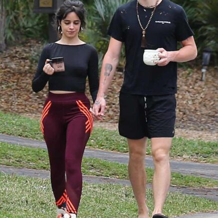 Camila Cabello Stroll with her BF Shawn Mendes in Miami