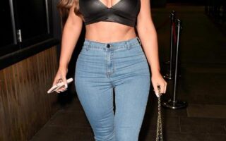 Holly Hagan Night Out at BLVD in Manchester