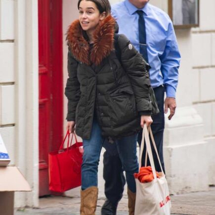 Emilia Clarke Running Errands in London