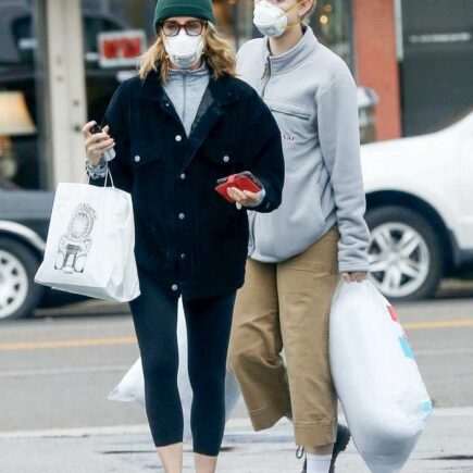 Felicity Huffman Wears a Surgical Mask While Shopping in LA