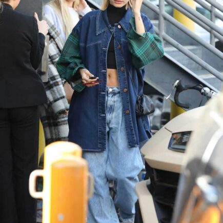 Hailey Rhode Bieber Arriving for Lunch in Beverly Hills