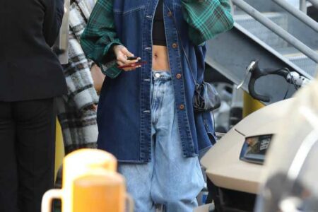 Hailey Rhode Bieber Arriving for Lunch in Beverly Hills