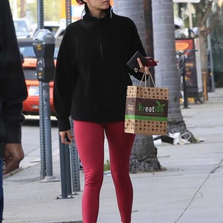 Nina Dobrev Leaving a Workout in West Hollywood