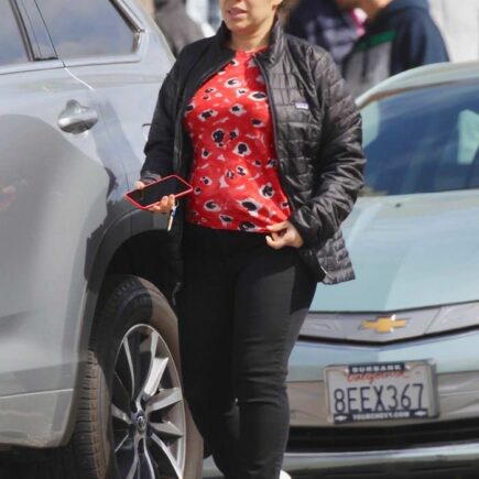 America Ferrera Running Errands in Los Angeles