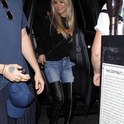 Heidi Klum Out in Troubadour Nightclub