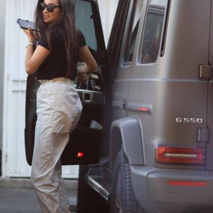 Shay Mitchell Outside M cafe in West Hollywood