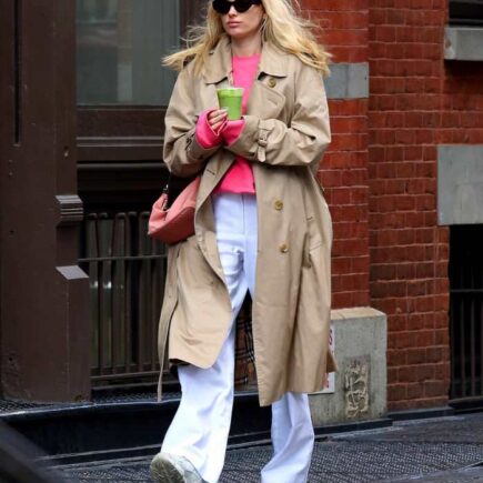 Elsa Hosk in Casual Outfit Out in New York City