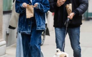 Sydney Sweeney Embodies Casual Elegance in Oversized Denim and White Top