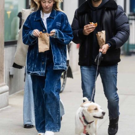 Sydney Sweeney Embodies Casual Elegance in Oversized Denim and White Top