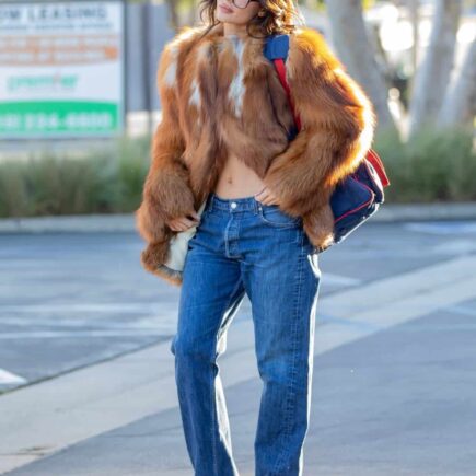 Kylie Jenner Showcases Effortless Style in Luxurious Fur Coat and Heels