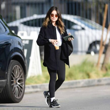 Lucy Hale Marries Comfort and Chic in Casual LA Outfit