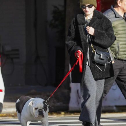 Julia Garner Sports a Relaxed Look During Her Dog Walk in New York