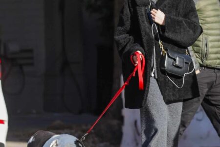 Julia Garner Sports a Relaxed Look During Her Dog Walk in New York