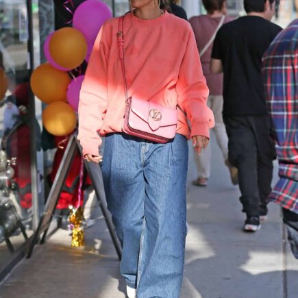 Jessica Alba Showcases Effortless Style in Oversized Top and Wide-Leg Pants