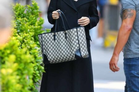 Angelina Jolie Rocks All-Black Ensemble for Brunch Date in NYC
