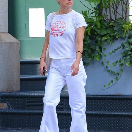 Olivia Wilde Keeps Things Cool in All-White Summer Outfit