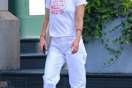 Olivia Wilde Keeps Things Cool in All-White Summer Outfit