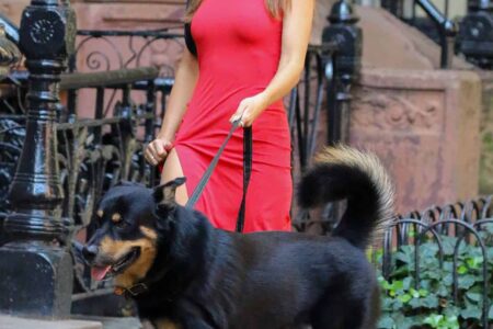 Emily Ratajkowski’s Comfy and Chic Outfit for Walking Her Dog in NYC