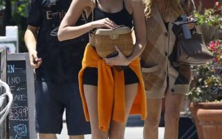 Ashley Benson Radiates in a Workout Outfit at a Fun Lunch Date with Friends