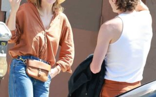 Elizabeth Olsen Rocks Effortlessly Chic Summer Style During Lunch Date