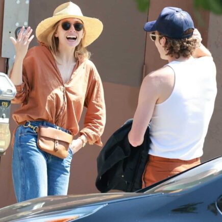 Elizabeth Olsen Rocks Effortlessly Chic Summer Style During Lunch Date