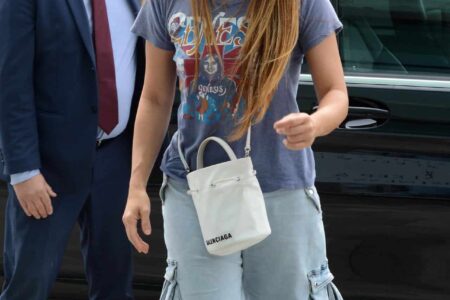 Shakira Radiates Joy After Arriving at Barcelona Airport