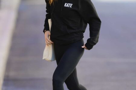 Olivia Wilde Spotted Leaving California Gym in All-Black Workout Ensemble