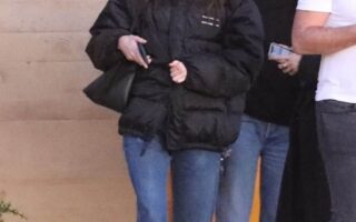 Kendall Jenner Steps Out in Malibu in a Cozy Black Puffer Jacket