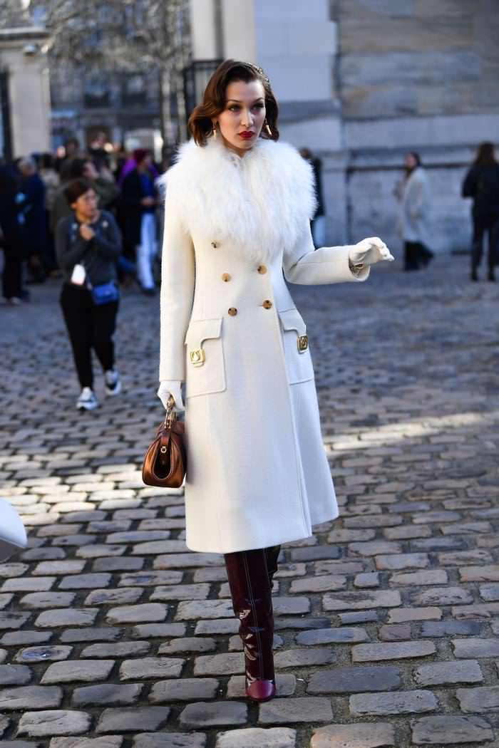 bella hadid leaving lanvin fashion show in paris 1