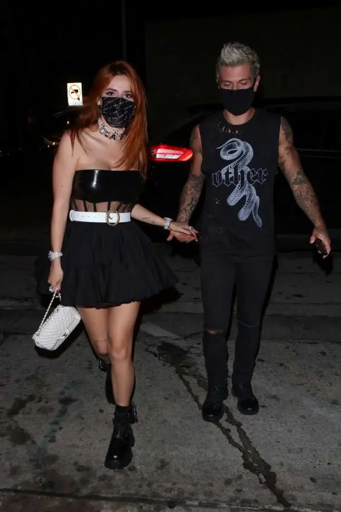bella thorne and benjamin mascolo step out for dinner in west hollywood 2