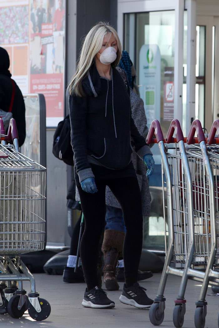 caprice bourret with a face mask shops at sainsbury s 3