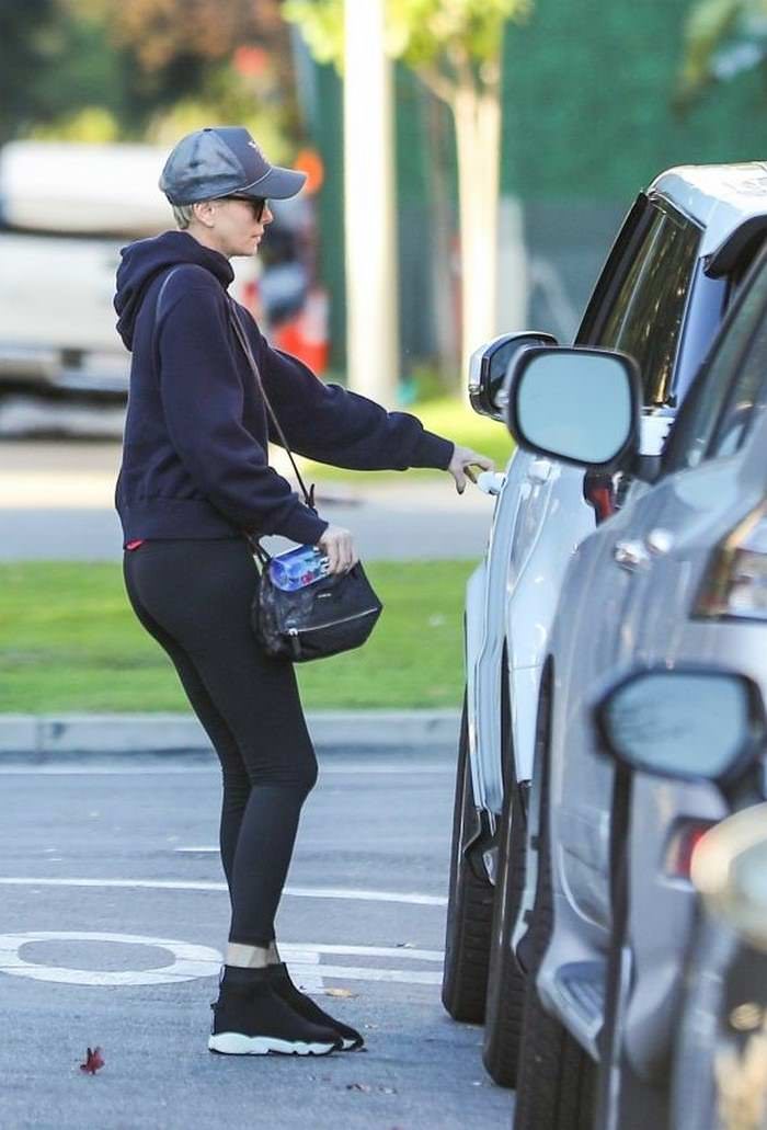 charlize theron in tights out in west hollywood 3