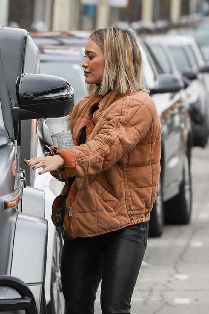 hilary duff out in studio city 1