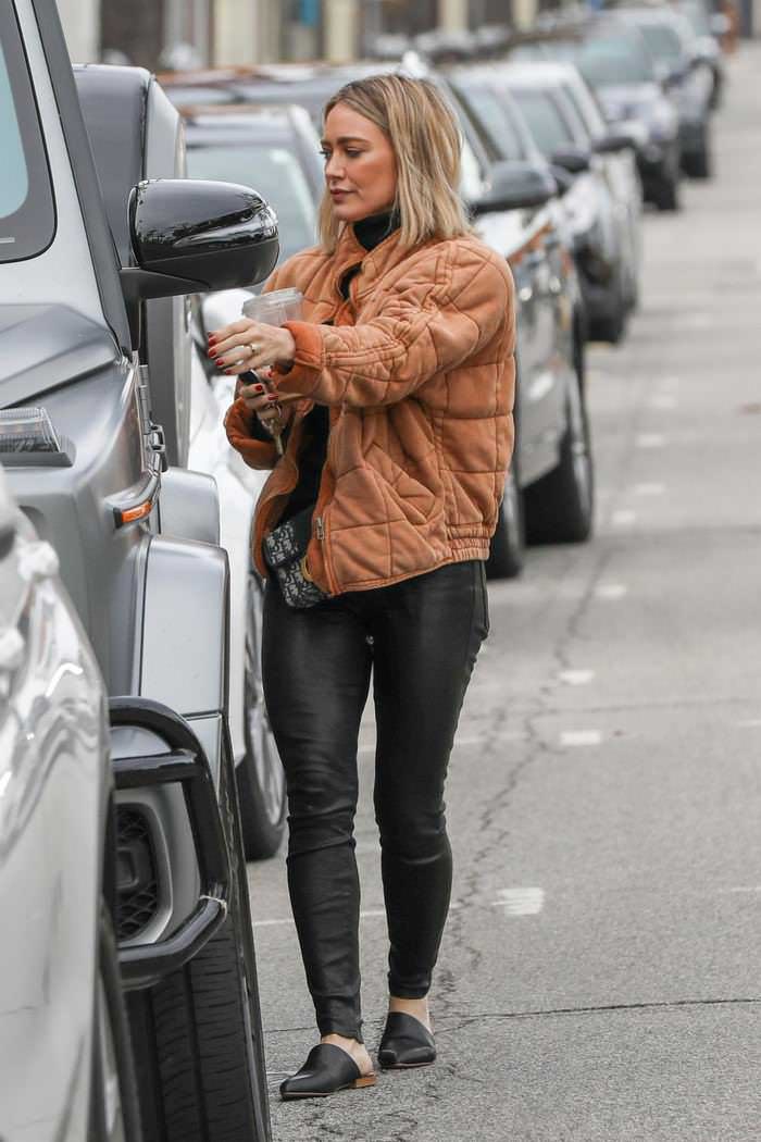 hilary duff out in studio city 3