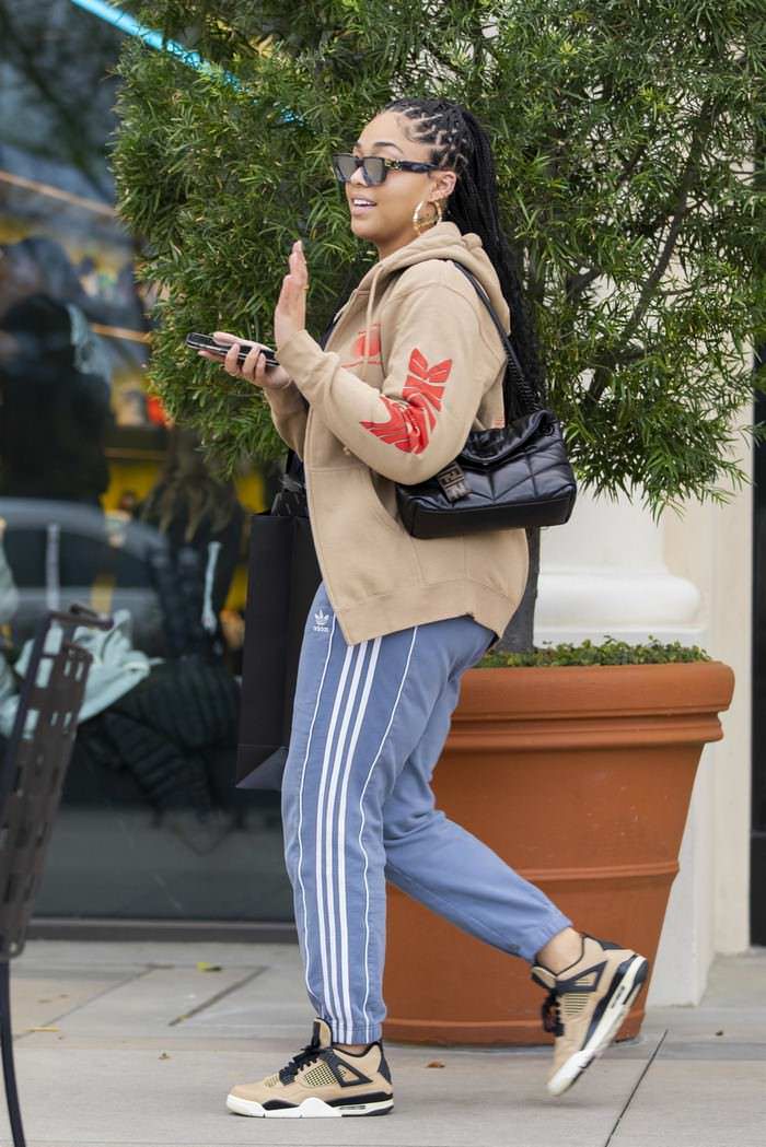 jordyn woods outside feature store in calabasas 1