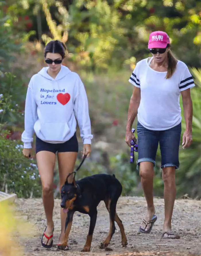 kendall jenner hikes with her dad caitlyn jenner in malibu 2