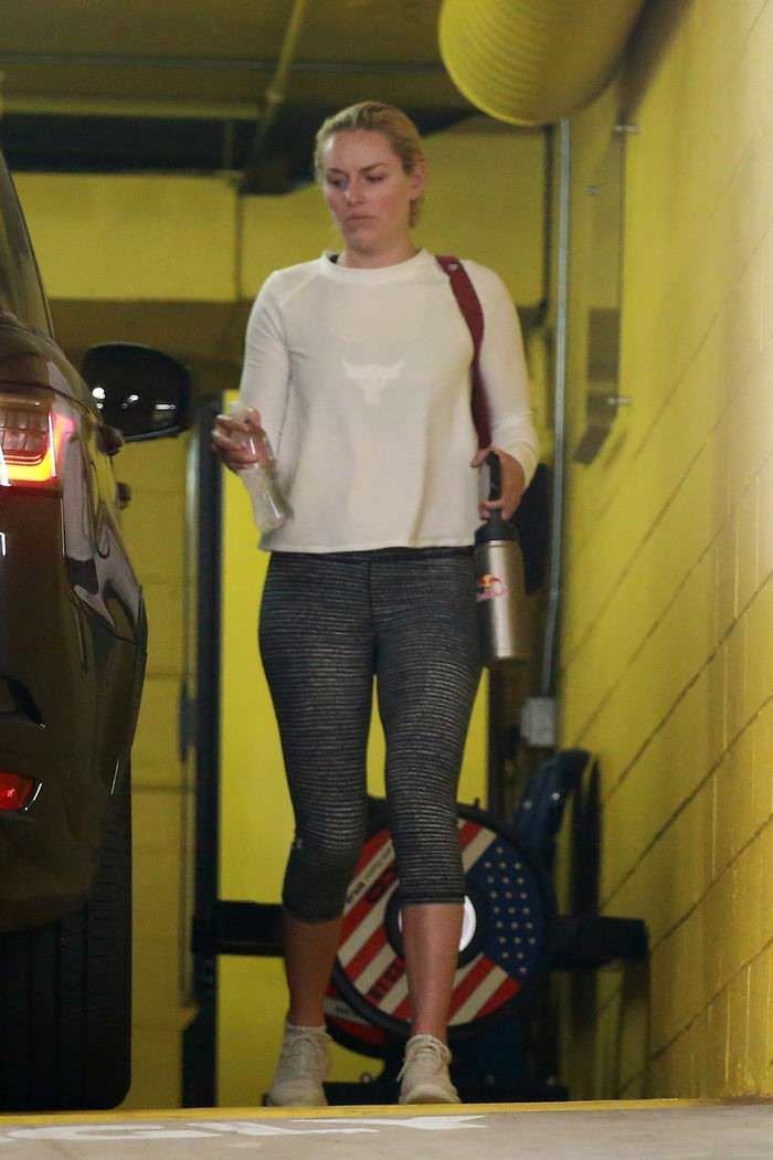 lindsey vonn leaving a gym in beverly hills 4