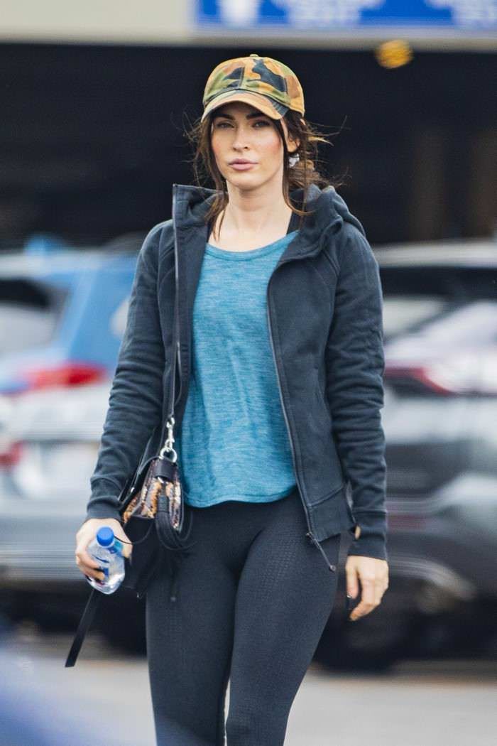 megan fox in workout gear in woodland hills 1