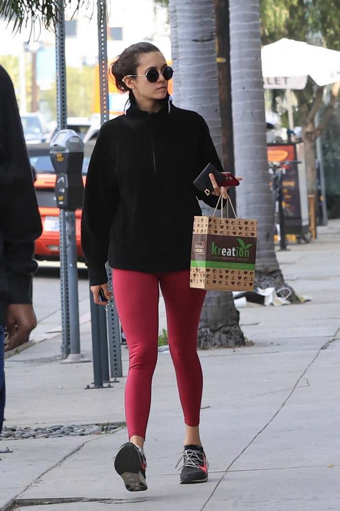 nina dobrev leaving a workout in west hollywood 3