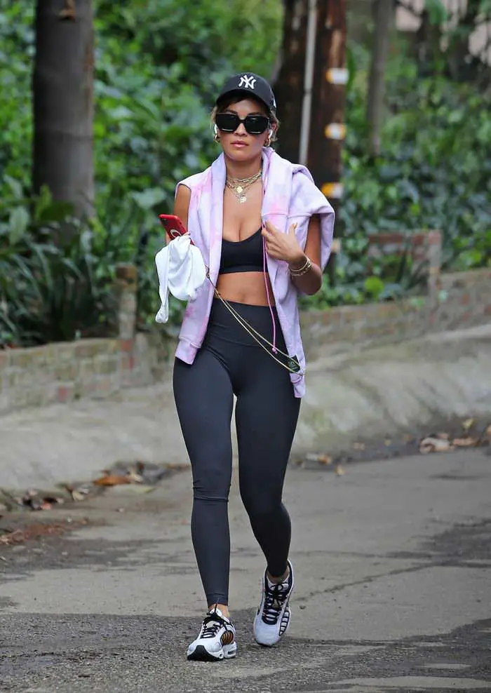 rita ora in spandex stepped out for a solo hike in los angeles 4
