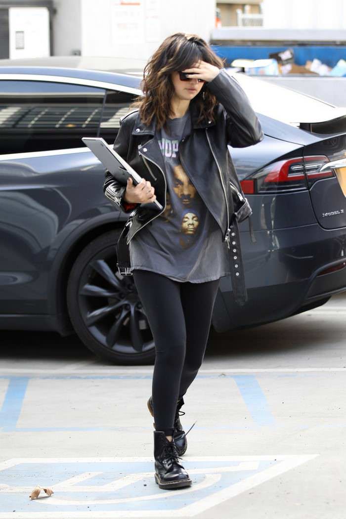 selena gomez in dr martens 1460 boots outside nine zero one salon in west hollywood 1