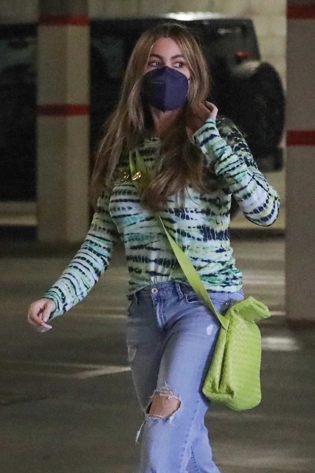 sofia vergara looks chick at the parking in beverly hills 2