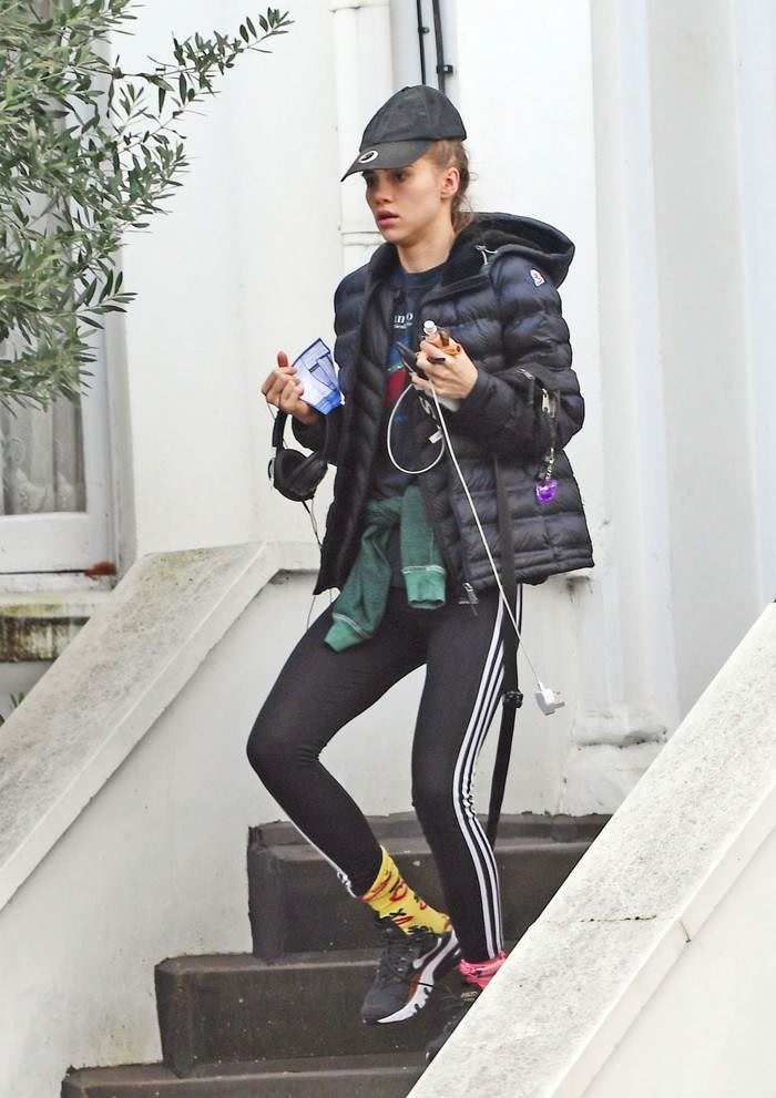 suki waterhouse in spandex out in london 2