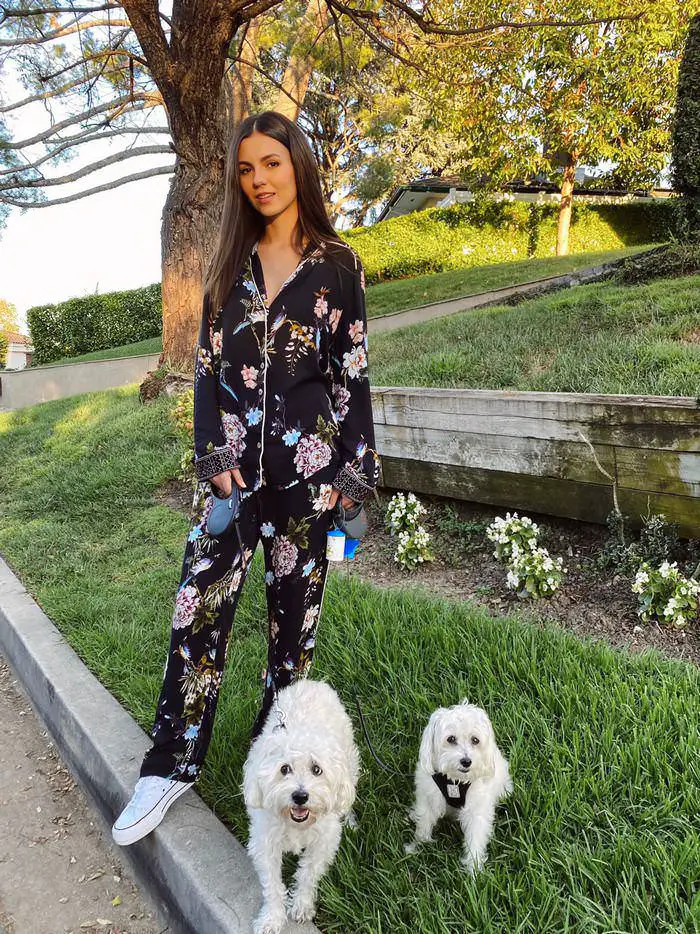 victoria justice with her puppies on social media 2