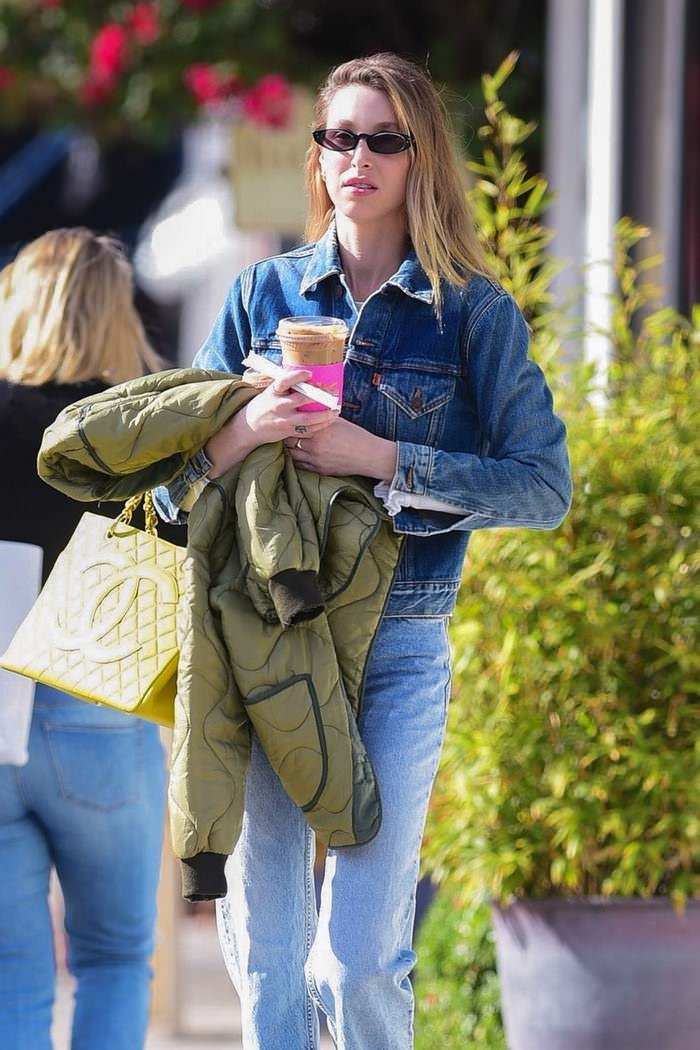 whitney port out for a coffee run in jeans while out in studio city 3